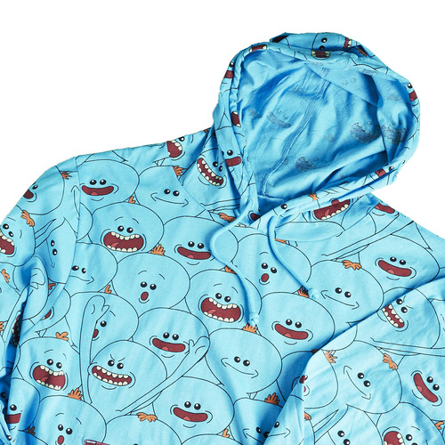 "Rick And Morty" Exclusive Mr Meeseeks Hoodie Mens Size XL NEW