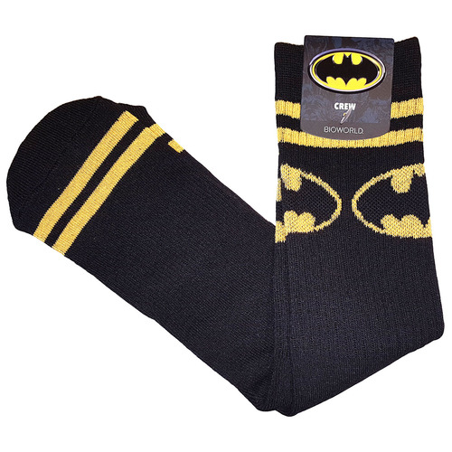 Loot Crate DC Batman Exclusive Collector's Edition Crew Socks Mens Shoe Size 8-12 NEW