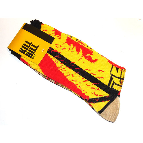 Loot Crate Tarantino's Kill Bill Vol 1 Themed Exclusive Crew Socks Mens Shoe Size 8-12 NEW