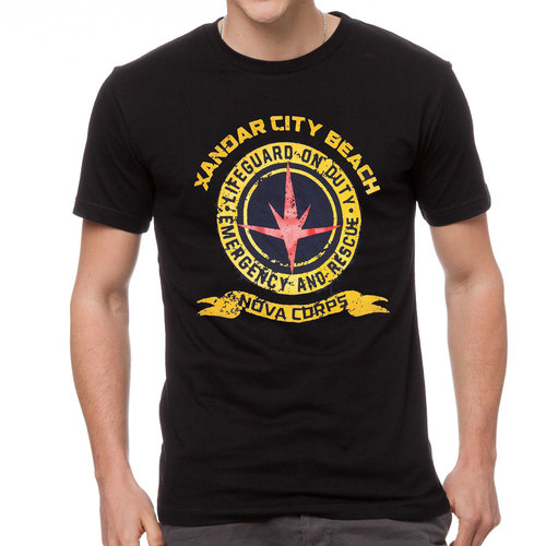 Loot Crate Guardians Of The Galaxy Xandar City Beach Patrol T-Shirt Licensed New [Size: XXL]