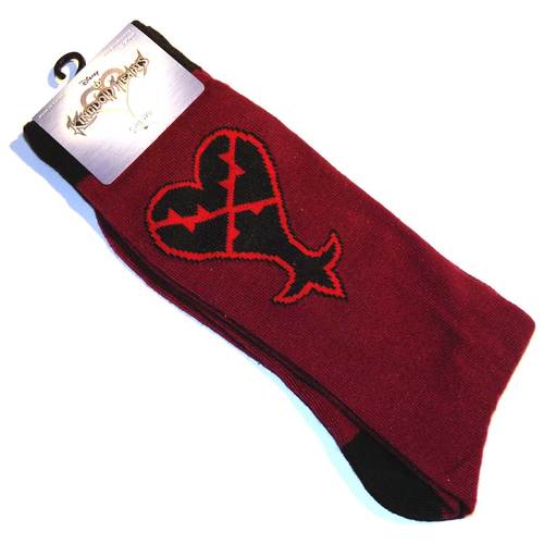 Lootwear Exclusive Disney Kingdom Hearts Crew Dress Socks - New