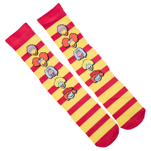 Jim Henson's Fraggle Rock Mens Crew Socks - Lootwear, Loot Crate Exclusive - New