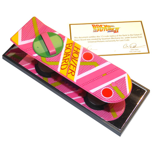 QMx Back To The Future Hover Board Collectible 1:5 Replica - Loot Crate Exclusive - New, Mint Condition