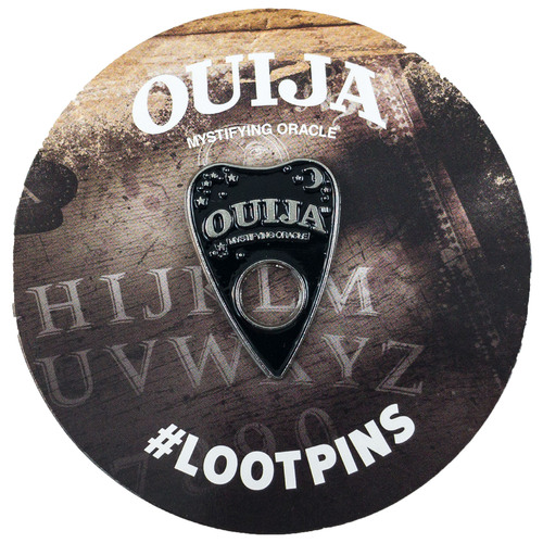 Ouija Planchette Enamel Pin/Brooch By Loot Crate - Licensed - New, Mint Condition