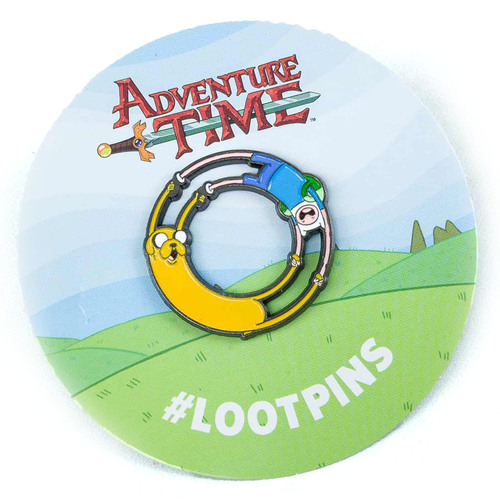 Adventure Time Enamel Pin/Brooch By Loot Crate - Licensed - New, Mint Condition