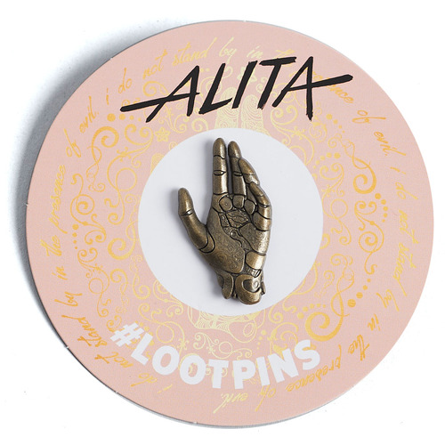 Alita: Battle Angel Enamel Pin/Brooch By Loot Crate - Licensed - New, Mint Condition