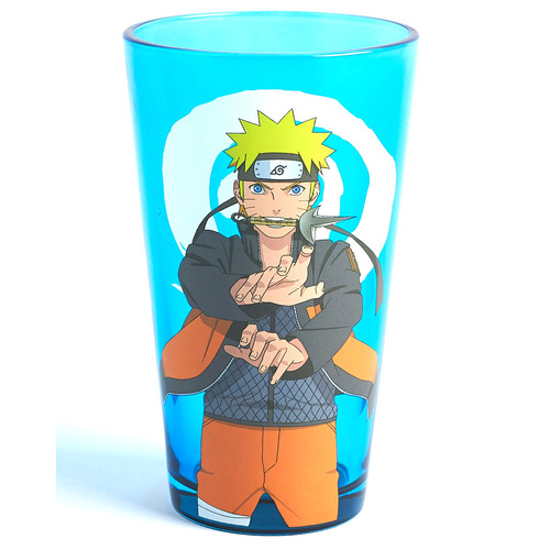 Licensed Naruto Shippuden Pint Glass - Loot Crate Exclusive - New, Mint Condition