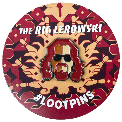 The Big Lebowski Enamel Pin/Brooch By Loot Crate - Licensed - New, Mint Condition