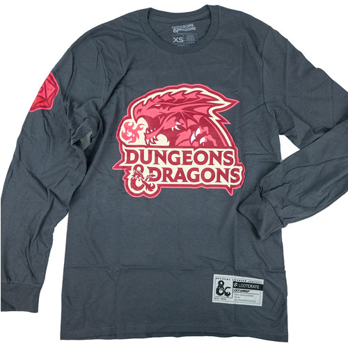 Dungeons & Dragons Long Sleeve Jersey - Loot Crate Exclusive - New  [Size: XXL]