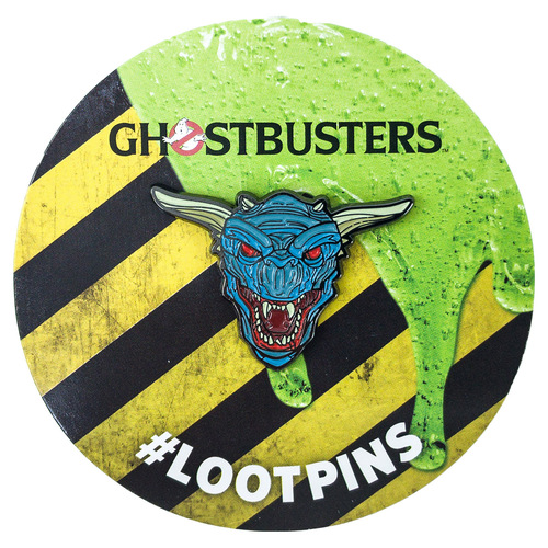 Ghostbusters Zuul The Gatekeeper Enamel Pin/Brooch By Loot Crate - Licensed - New, Mint Condition