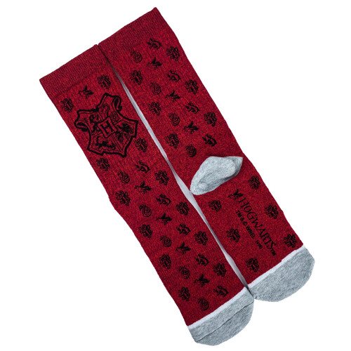 Harry Potter Hogwarts Crew Socks - Loot Crate Exclusive - New - Mens Size 8-12