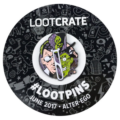 Alter-Ego Theme Enamel Pin/Brooch By Loot Crate - New, Mint Condition
