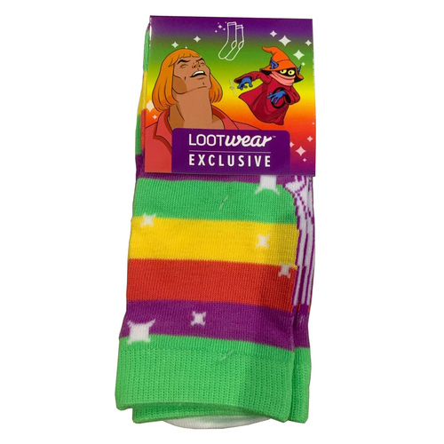MOTU He-Man Crew Socks By Loot Crate - One Size Fits Most - New