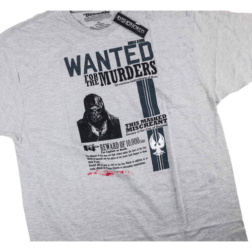Dishonored Wanted Masked Miscreant T-Shirt (M) By Loot Crate - New, With Tags