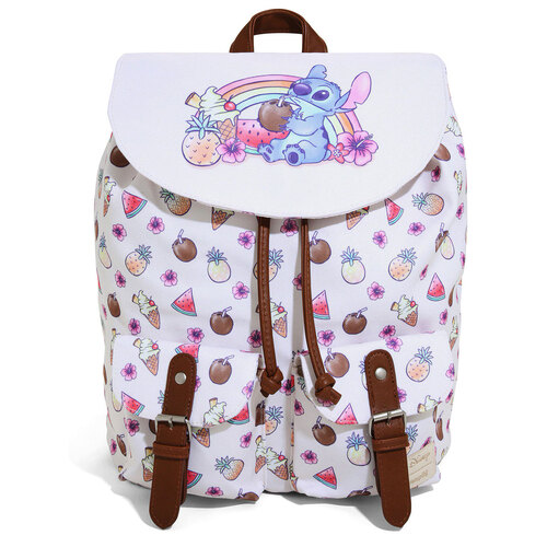 Loungefly Disney Lilo & Stitch Tropical Treats Drawstring Backpack - New, Mint Condition