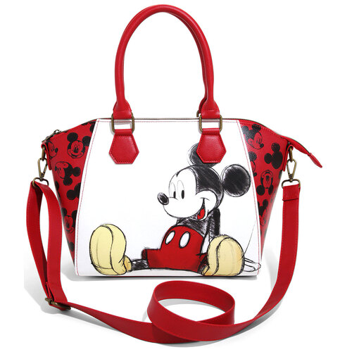 Loungefly Disney Mickey Mouse Sketch Satchel Bag - New, Mint Condition