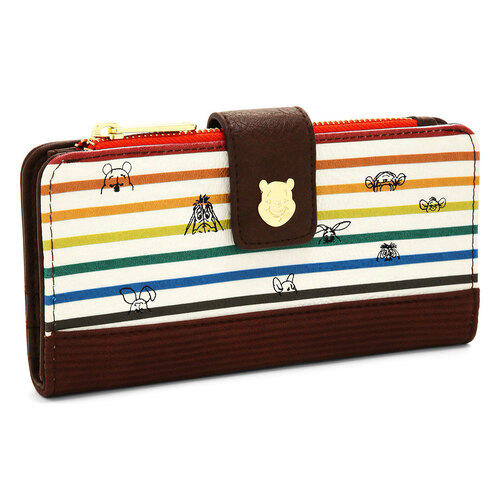 Loungefly Disney Winnie the Pooh Striped Wallet - BoxLunch Exclusive - New, Mint Condition