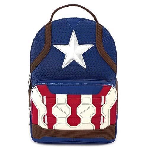 Loungefly Marvel Captain America Endgame Hero Mini Backpack - New, Mint Condition