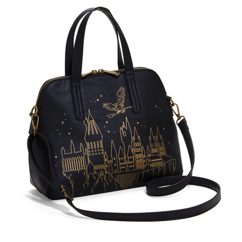Loungefly Harry Potter Hogwarts Outline Satchel Bag - New, Mint Condition