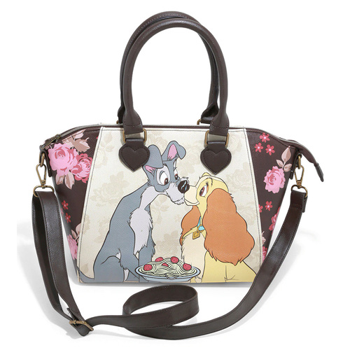 Loungefly Disney Lady & The Tramp Floral Satchel Bag - New With Tags