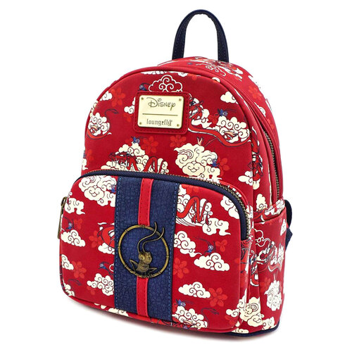 Loungefly Disney Mulan Clouds Mushu Mini Backpack - New, With Tags