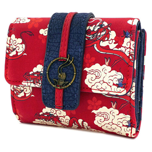 Loungefly Disney Mulan Clouds Mushu Wallet - New, With Tags