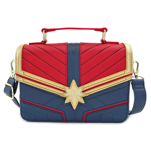 Loungefly Marvel Captain Marvel Cosplay Crossbody Bag - New, With Tags