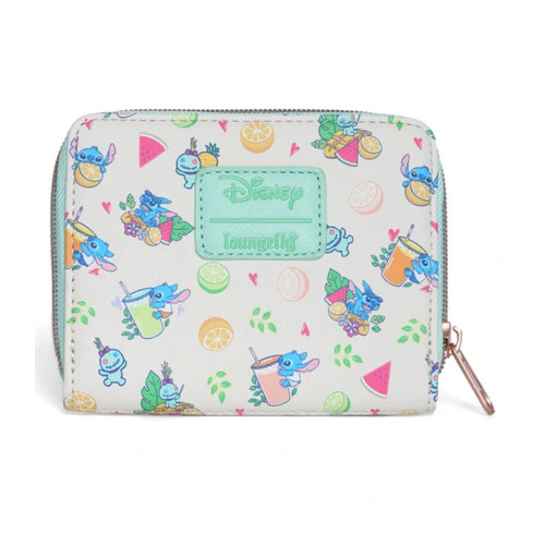 Loungefly Lilo & Stitch Vacation Vibes Zip Wallet - Hot Topic Exclusive - New, With Tags