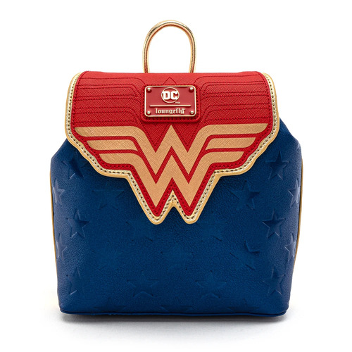 Loungefly DC Comics Wonder Woman Classic Logo Mini Backpack - New, With Tags