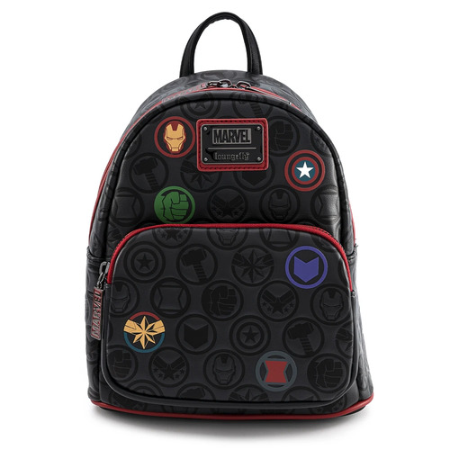 Loungefly Marvel Avengers Debossed Icons Mini Backpack - New, With Tags