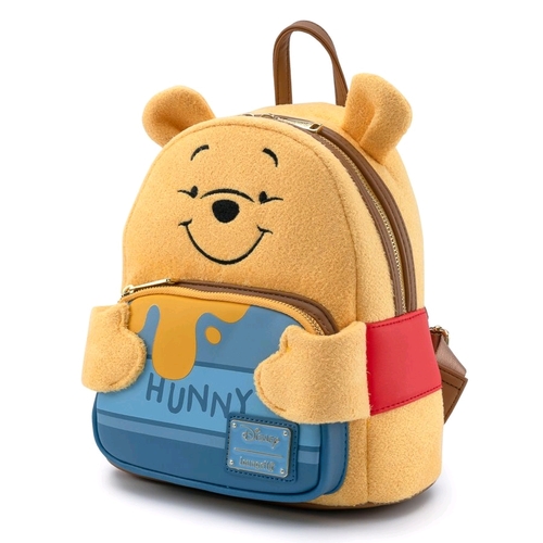 Loungefly Disney Winnie The Pooh Flocked 'Hunny Tummy' Mini Backpack - New, With Tags