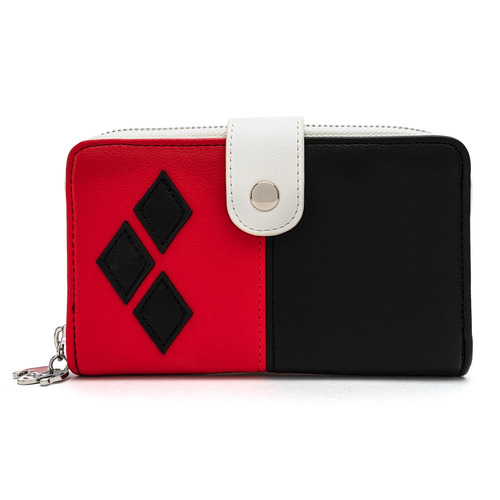 Loungefly DC Comics Classic Harley Quinn Zip and Snap Wallet - Barnes & Noble Exclusive - New, With Tags