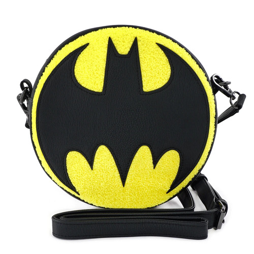Loungefly DC Comics Batman 80th Anniversary Chenille Canteen Bag - New, With Tags