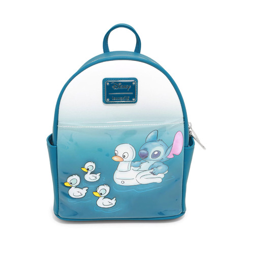 Loungefly Disney Lilo & Stitch Travel Water Ducklings Mini Backpack - BoxLunch Exclusive - New, With Tags