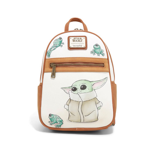 Loungefly Star Wars The Mandalorian The Child with Frogs Mini Backpack - BoxLunch Exclusive - New, With Tags