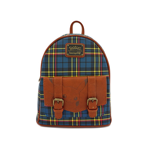 Loungefly Pokemon Plaid Pikachu Mini Backpack - New, With Tags