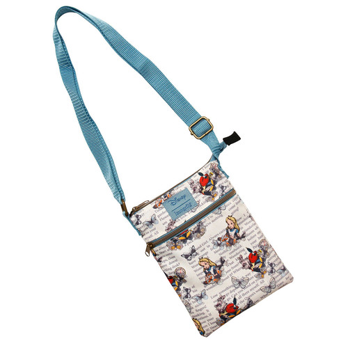 Loungefly Disney Alice In Wonderland Passport Crossbody Bag - New, Mint Condition
