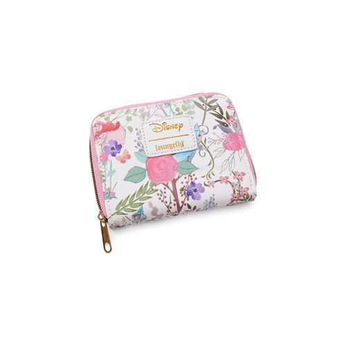 Loungefly Disney Sleeping Beauty Flowers & Fairies Mini Zip Wallet - New, With Tags