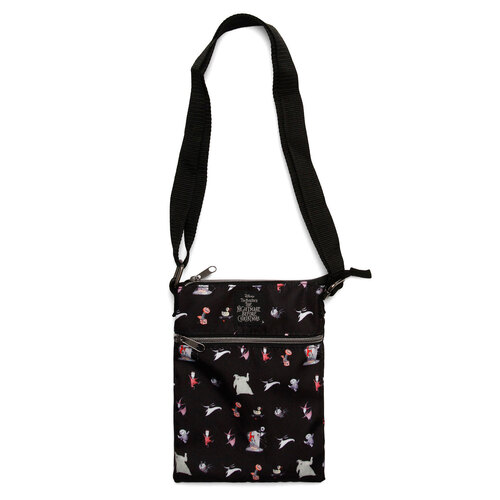 Loungefly Disney The Nightmare Before Christmas Characters Passport Crossbody Bag - New, With Tags