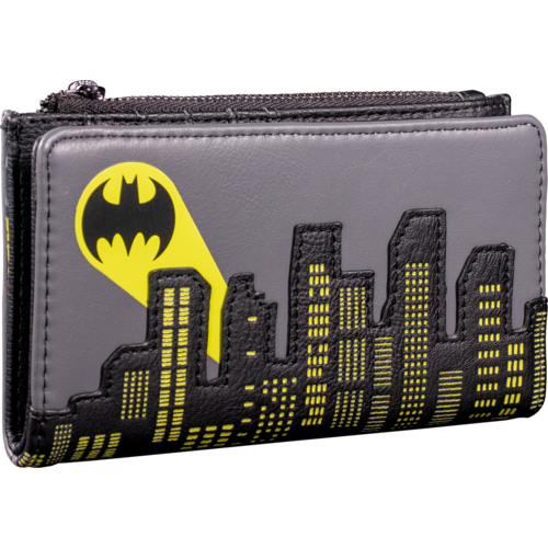 Loungefly DC Batman Batsignal Flap Wallet - New, With Tags