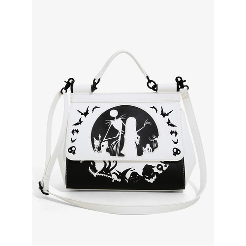 Loungefly Disney The Nightmare Before Christmas Silhouette Handbag Satchel - BoxLunch Exclusive - New, With Tags