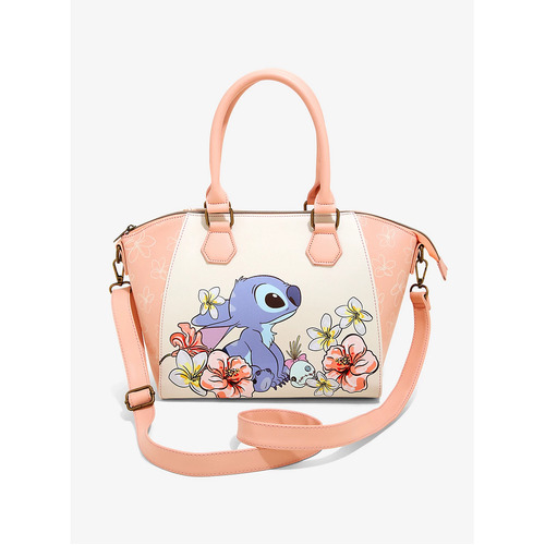 Loungefly Disney Lilo & Stitch Flowers Satchel - New, With Tags