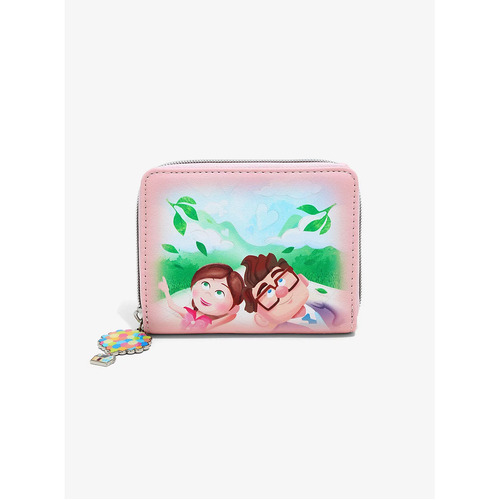 Loungefly Disney Up Carl & Ellie Mini Zip Wallet - New, With Tags
