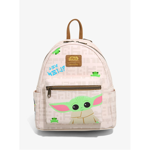 Loungefly Star Wars The Mandalorian Chibi Child Mini Backpack - New, With Tags