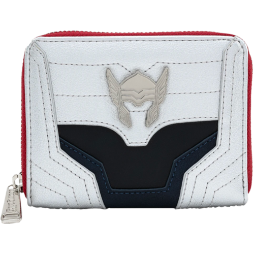Loungefly Marvel Thor Classic Cosplay 5” Faux Leather Zip-Around Wallet - New, With Tags