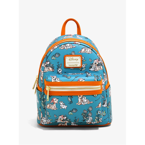 Loungefly Disney Bambi Forest Floral Mini Backpack - New, With Tags