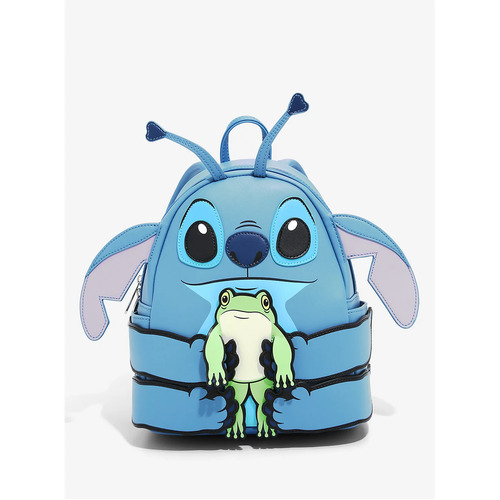 Loungefly Disney Lilo & Stitch Frog Figural Mini Backpack - New, With Tags