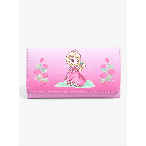 Loungefly Disney Sleeping Beauty Chibi Aurora Flap Wallet - New, With Tags