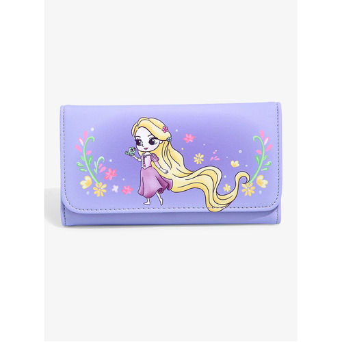 Loungefly Disney Tangled Chibi Rapunzel Flap Wallet - New, With Tags