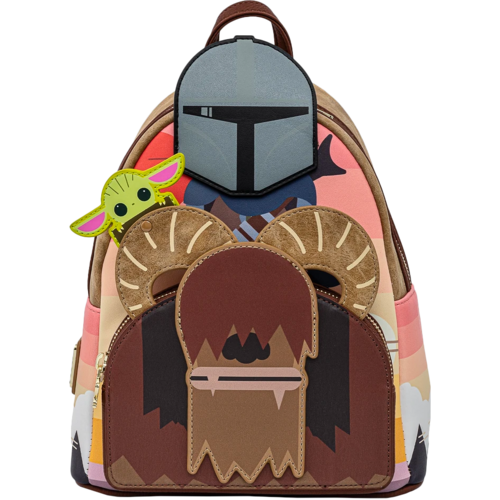 Loungefly Star Wars The Mandalorian Bantha Ride Mini Backpack - New, With Tags